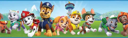 Vista 5 de RoomMates rmk12129bd Patrulla Canina Skye y Everest Papel Pintado Adhesivo Borde