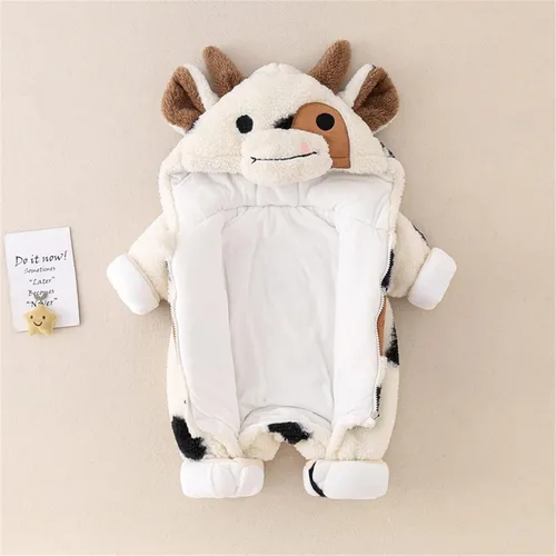 Vista 3 de Disfraz de Halloween para niños y niñas de dibujos animados, dinosauriolangosta para niños, disfraz de cosplay de animales para la nieve