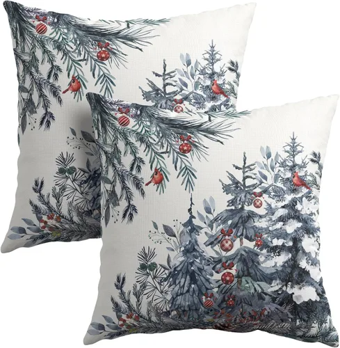 Vista 28 de Fundas de almohada de brújula de ancla, fundas de almohada náuticas para exteriores, fundas de cojín decorativas de rayas azules y blancas, fundas