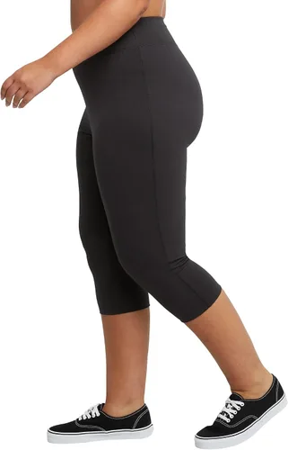 Vista 3 de Just My Size Calzas capri elastizadas de jersey talle grande para mujer
