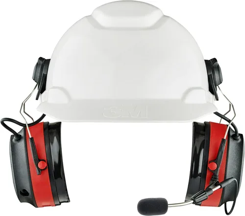 Vista 17 de 3M Pro-Comms - Protector auditivo electrónico, orejeras inalámbricas con tecnología Bluetooth y micrófono de brazo externo con cancelación de ruido