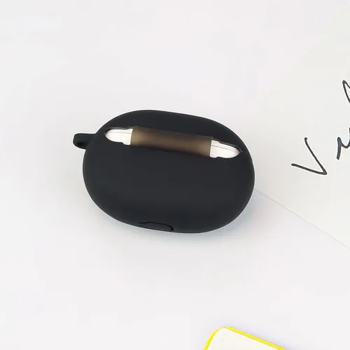 Vista 6 de Wonhibo Bonita funda de mariposa para auriculares Beats Studio Buds, funda protectora de silicona compatible con auriculares Beats Studio (negro)