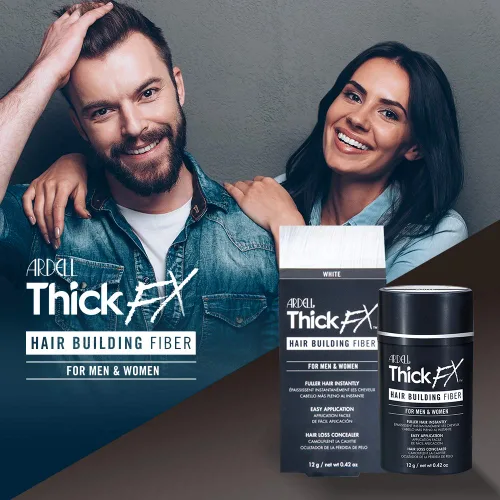 Vista 6 de Ardell Thick FX Fibra de construcción de cabello blanco para cabello más completo al instante, 0.42 oz