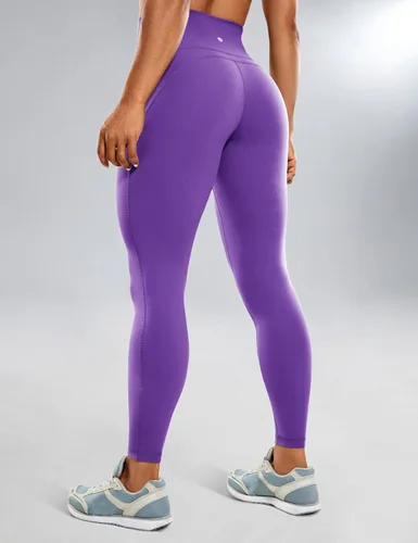 Vista 2 de CRZ YOGA Ulti-Dry - Leggings de entrenamiento para mujer de 25 pulgadas, pantalones de yoga de cintura alta, 78, atléticos, correr, fitness, gimnasio