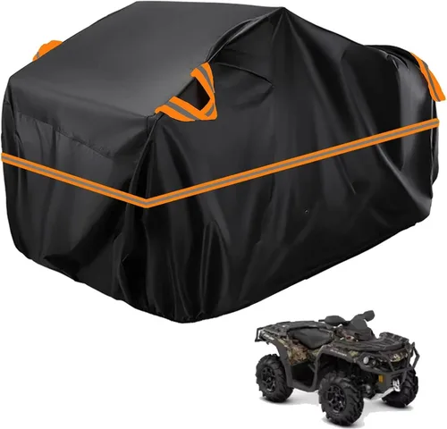 Vista 60 de Cubierta para ATV impermeable compatible con Arctic Cat H1 EFI TRV Cruiser 4x4 2011, cubierta de 210D para vehículos de 4 ruedas, cubierta para quad