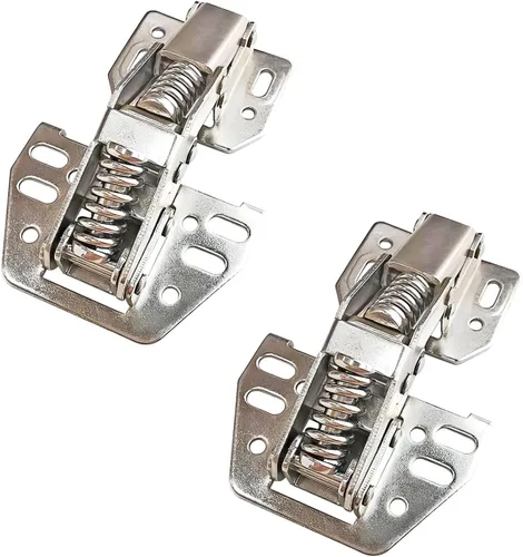Vista 13 de QRity 2X Paquete de Bisagras para Puerta de Gabinete de Cocina Bisagras Ocultas para Puerta de Armario - Sin Ranura Requerida - Fácil de Instalar