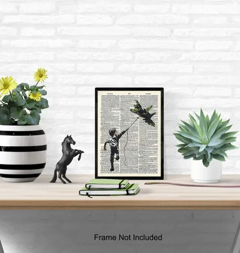 Vista 4 de Banksy - Póster de graffiti para pared, militar, avión de combate de la fuerza aérea, regalo para fanáticos del arte callejero, póster de fotos