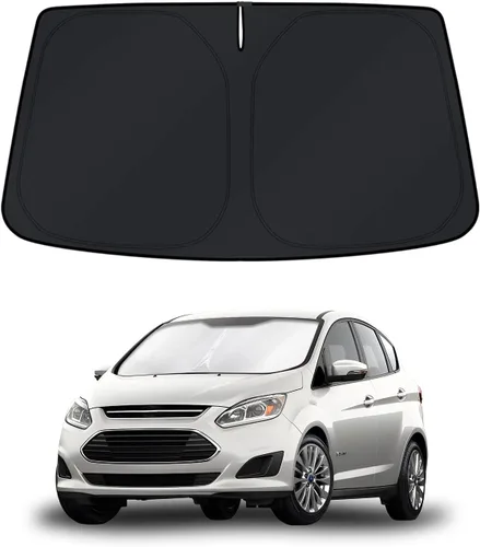 Vista 56 de KUST Parasol para parabrisas para BMW X1 F48 2016, 2017, 2018, 2019, 2020, 2021, 2022, accesorios de ajuste personalizado, parasol plegable