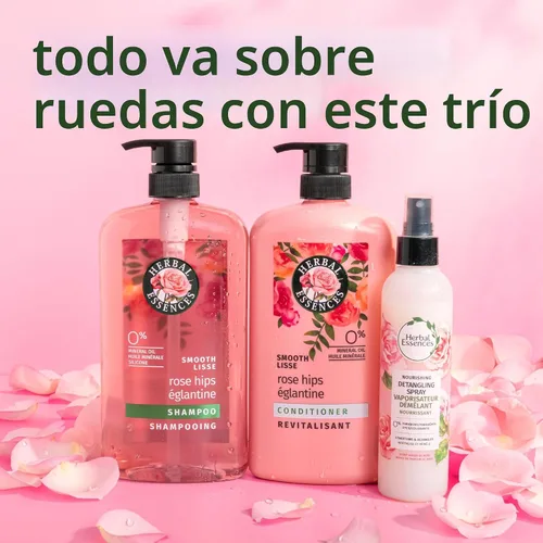 Vista 5 de Acondicionador Herbal Essences Smooth Collection, 29.2 fl oz