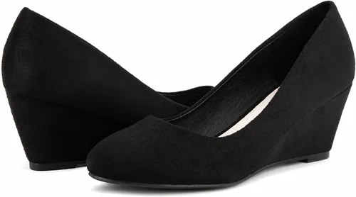 Vista 3 de Greatonu Zapatos de vestir de oficina con tacón alto y puntera cerrada para mujer
