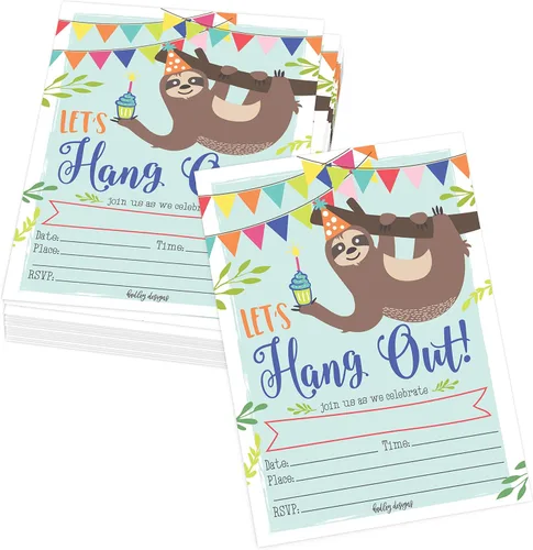 Vista 21 de 25 invitaciones de cumpleaños para niños, invitaciones de fiesta temática Camuflaje