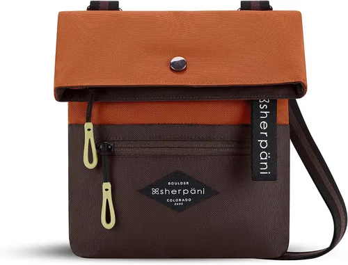 Vista 4 de Sherpani Pica, bolso cruzado pequeño, bolso cruzado de nailon, bolso de hombro diario, bolsos para mujer, protección RFID, Clay, S, Pica