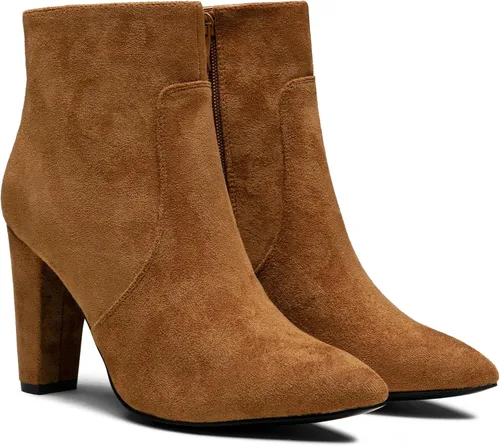 Vista 7 de Vepose Botas de tobillo 9633 para mujer, botas de tacón alto de aguja de moda, botas de vestir con punta de punta