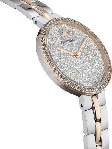 Vista 5 de Swarovski Cosmopolitan Crystal Watch, Clear Crystals, Rose Gold Tone Finish, Swiss Made, Part of The Cosmopolitan Watch Collection