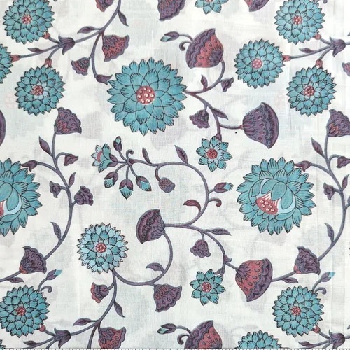 Vista 19 de AVKA Studio Tela con Estampado de Bloques a Mano por Yarda - PRECORTADA 1 Yarda 42 Pulgadas de Ancho - Material 100% Algodón - Patrón Paisley Beige