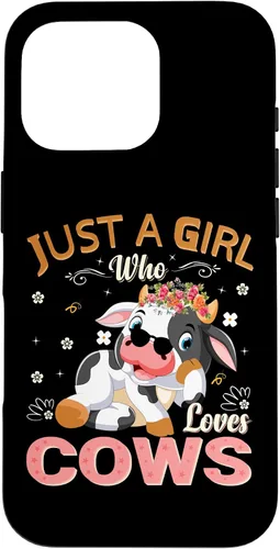 Vista 20 de Just A Girl Who Loves Cows Case for iPhone 16