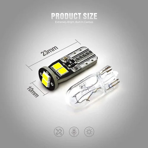 Vista 4 de SiriusLED Extremadamente brillante 5730 set de chips de bombillas LED para luces interiores de automóvil Placa de matrícula cúpula mapa lado