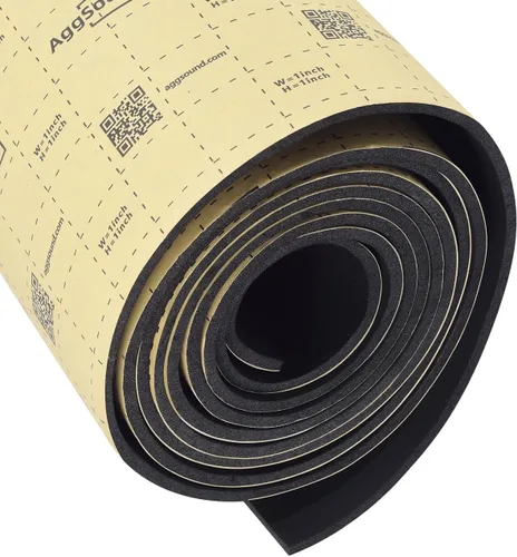 Vista 14 de Alfombrilla de amortiguación de sonido de 1 pulgada (25 mm) con 6.54 pies cuadrados, espuma de célula cerrada para amortiguación de sonido
