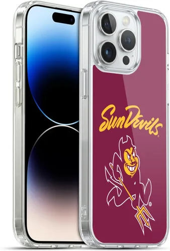 Vista 165 de Head Case Designs Funda de gel ASU Camou con licencia oficial de la Universidad Estatal de Arizona [protección de grado militar] compatible