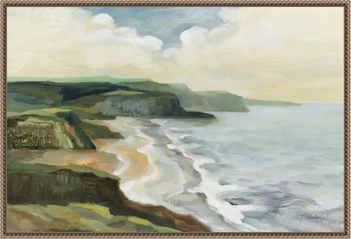 Vista 14 de Amanti Art Lienzo enmarcado para pared, 16 x 23 pulgadas, Costa irlandesa de Silvia Vassileva, lienzo enmarcado para pared, obras de arte