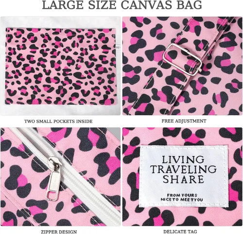 Vista 10 de Bolsa de lona con diseño de bolsillo externo, aspecto elegante, correa de hombro ajustable