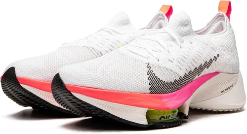 Vista 2 de Nike Air Zoom Tempo Next% Flyknit DJ5430 100 para hombre, talla 14 negroblanco, NegroBlanco