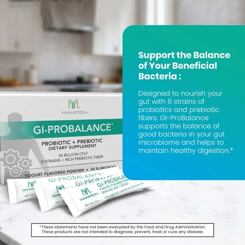 Vista 6 de Mannatech - GI-ProBalance® - Sabor Yogur - 30 Slimsticks