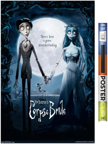Vista 11 de Trends International Tim Burton's The Corpse Bride - Póster de pared de una hoja, 14.725 x 22.375 pulgadas, versión premium sin marco