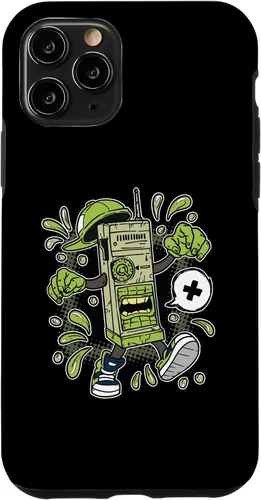 Vista 27 de Diseño de WalkieTalkie de dibujos animados para iPhone 16 para niños en estuche de estilo cómico