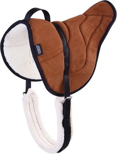 Vista 2 de Harrison Howard Almohadilla ecuestre para montar a caballo Almohadilla Bareback Pad con circunferencia