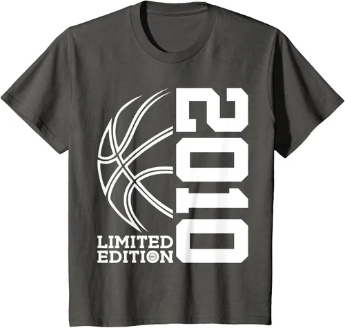 Vista 79 de Camiseta de baloncesto de 13 cumpleaños edición limitada 2010, Negro