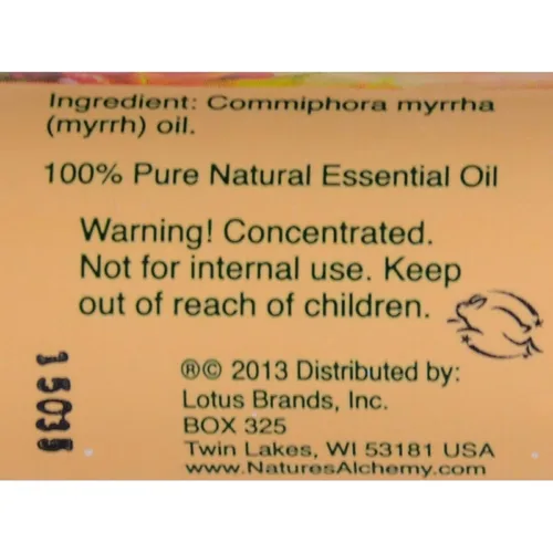 Vista 2 de Nature's Alchemy Aceite Esencial Mirra, 0.5 fl oz