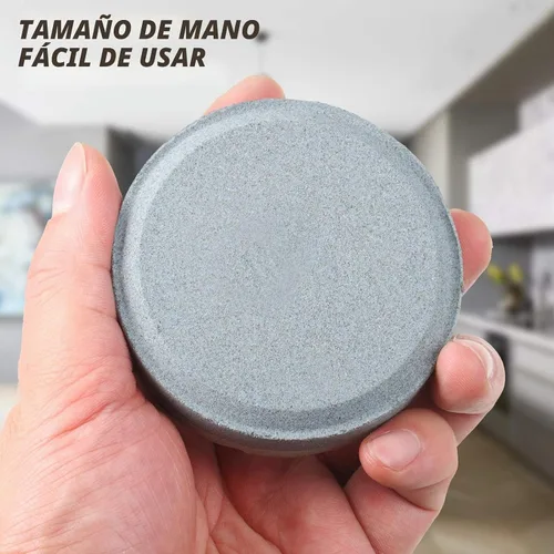 Vista 4 de Honoson Juego de sacapuntas de hacha, grano 120 y 240, piedra de afilar hacha multiusos y herramientas de corte rectangular de 7 pulgadas, disco más