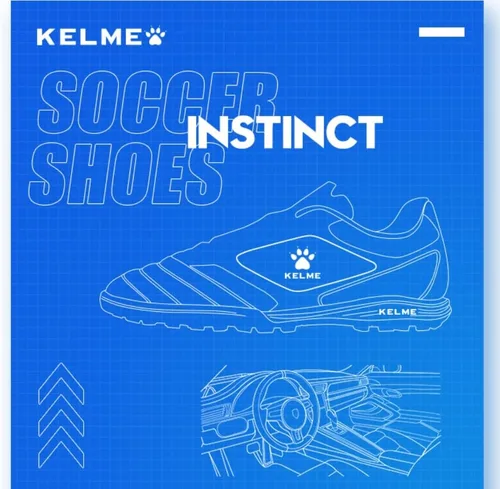 Vista 6 de KELME Zapatos de fútbol para hombre, con soporte de arco, zapatos de fútbol sala profesionales, transpirables, atléticas, botas de fútbol