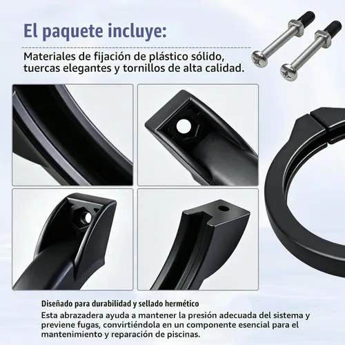 Vista 5 de 152165 & 1521656 CONJUNTO DE ABRAZADERA DE FILTRO DE ARENA Compatible