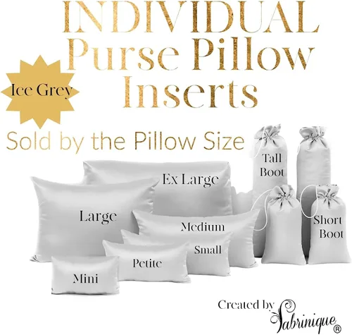 Vista 33 de Purse Insert Pillows - Custom Cushioned Handbag Fillers Shaper Inserts to Maintain Small to Large Purses