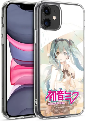Vista 23 de Head Case Designs Licencia Oficial Hatsune Miku Gráficos Lindos Carcasa de Gel [Protección de Grado Militar] Compatible con Apple iPhone 7