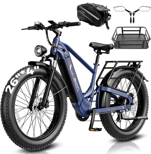 Vista 15 de Jasion Thunder/PRO/ST Electric Bike,2000W/1800W Peak Ebikes for Adults,26''Fat Tire Best Ebike for Men,90/80 Miles with 1040Wh/864Wh