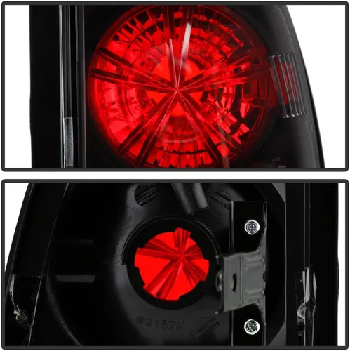 Vista 3 de ACANII - Para negro 1998 1999 2000 2001 2002 2003 2004 Nissan Frontier luces traseras lámparas luces traseras izquierda+derecha