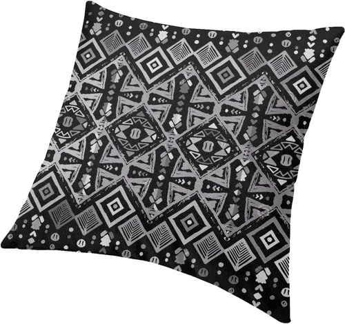 Vista 3 de ASYG Funda de cojín africana de 18 x 18 pulgadas, diseño de doble cara