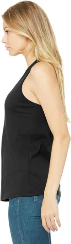 Vista 2 de Bella Canvas Camiseta sin mangas 6008 con espalda cruzada para mujer