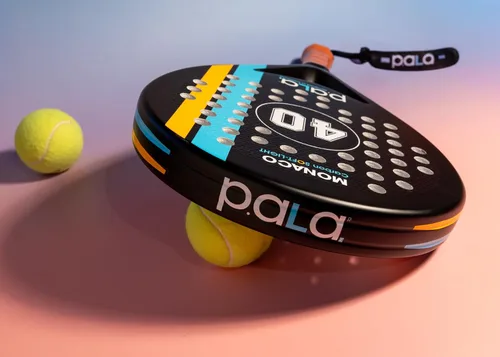 Vista 10 de Pala de pádel Mónaco Carbon Soft - Mint PALA, pala Lite con fibra de carbono, ideal para principiantes