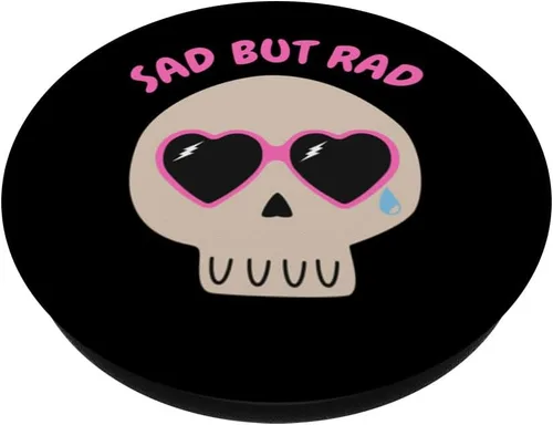 Vista 2 de Camiseta Kawaii Goth con diseño de calavera para adolescentes con diseño de calaveras intercambiables