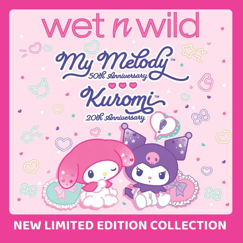 Vista 5 de wet n wild My Melody y Kuromi Bolsa de Maquillaje