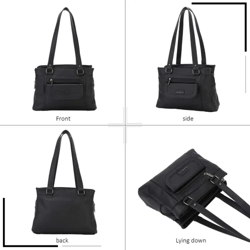 Vista 3 de Angel Barcelo Monederos y bolsos de mano de moda para mujer, bolsos de hombro con asa superior, carteras Hobo