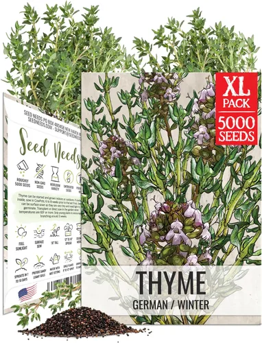Vista 12 de Seed Needs Semillas de albahaca para plantar hierbas de albahaca tailandesa, reliquia sin OMG y sin tratar, cultiva un jardín de hierbas culinarias