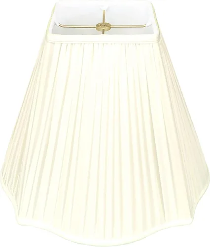 Vista 9 de Royal Designs Fancy Square Gather - Pantalla básica plisada para lámpara, beige, 5.75 x 14 x 11.75 pulgadas