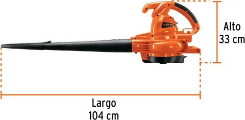 Vista 4 de TRUPER SOPLA-1440 Soplador/aspiradora eléctrica 1.440W, con colector de bolsas