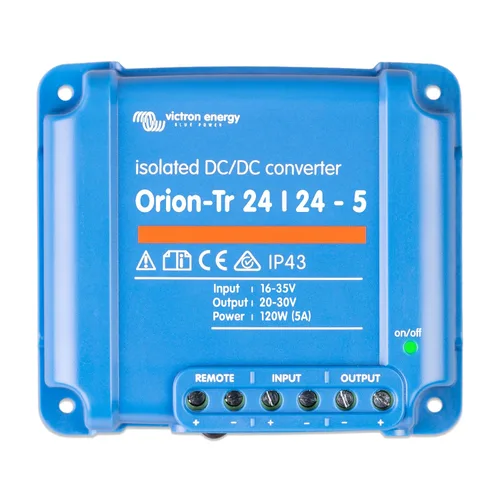 Vista 8 de Victron Energy Orion-Tr Convertidor de CC a CC - 12/12 voltios 9 amperios 110 vatios - Protección IP43 - para sistemas de batería dual - Aislado