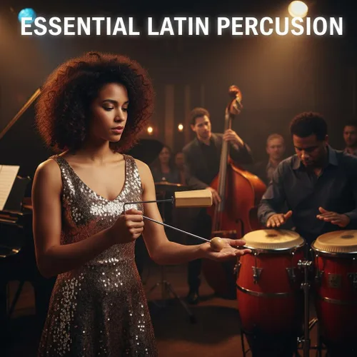 Vista 4 de Vibraslap, instrumento de percusión musical Vibra-Slap (mediano)